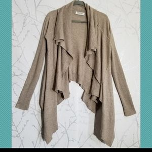 ALL SAINTS Beige Cotton Wool Blend Jagger Cardigan